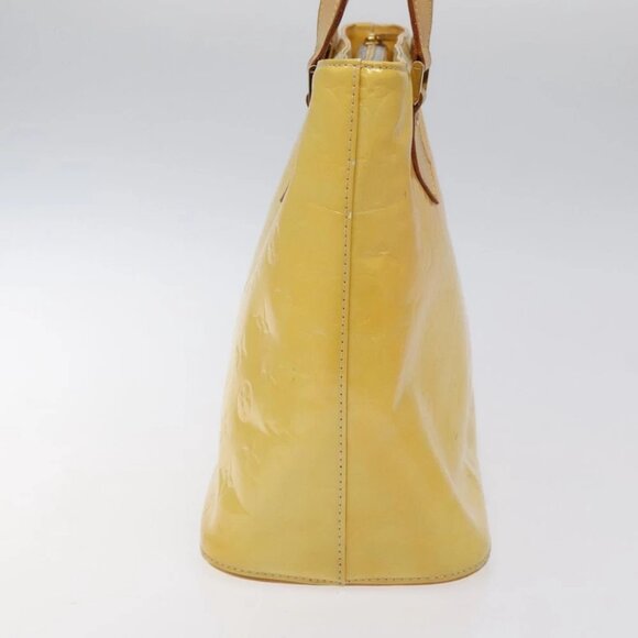 LOUIS VUITTON Monogram Vernis Houston Hand Bag Gris - Picture 5 of 14